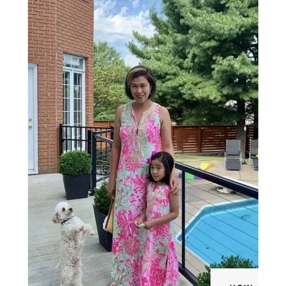 Lilly Pulitzer NWT 🦄 Carlotta Maxi Dress PRICE FIRM! Koala Me Maybe - Picture 5 of 16